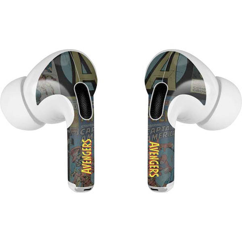 Marvel Classic Comics Avengers Assemble AirPods Skins